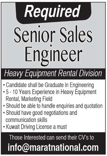 senior sales engineer